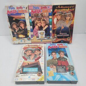 Vintage Mary-Kate & Ashley VHS Musical Party Series Movie Collection Set of 5